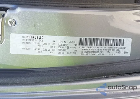 2016 Dodge Grand Caravan R/T z USA, uszkodzony, nr VIN 2C4RDGEG8GR362023